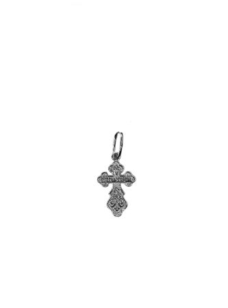 Крест из белого золота Распятие